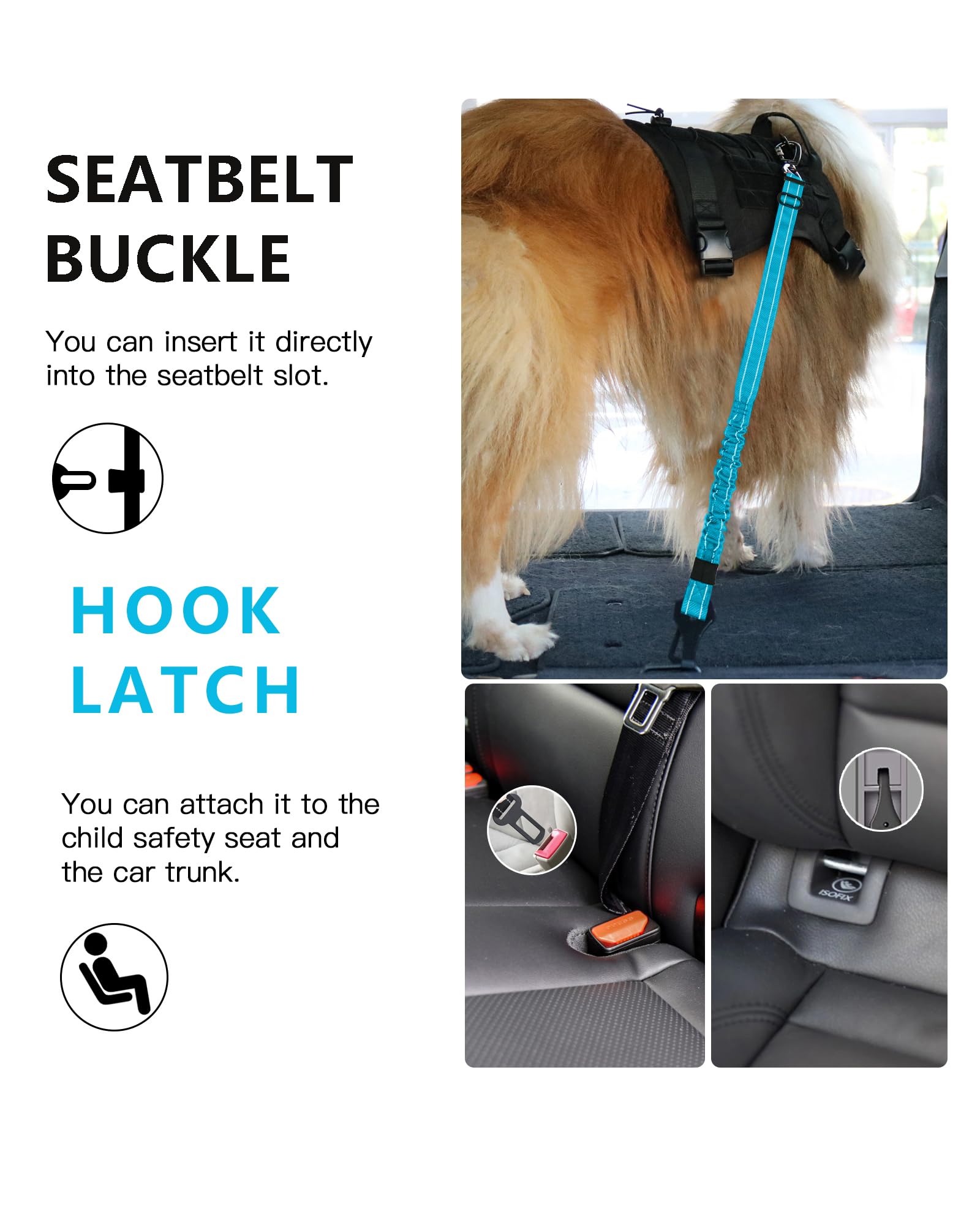 AUBELL confort trajet chien permet de regarder dehors en toute sécurité.
