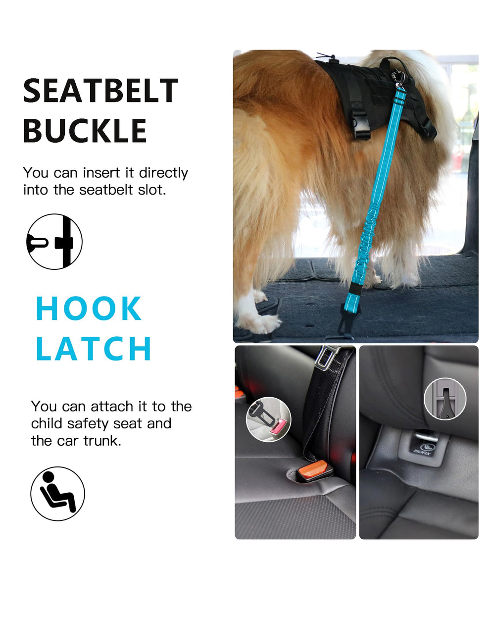 AUBELL confort trajet chien permet de regarder dehors en toute sécurité.