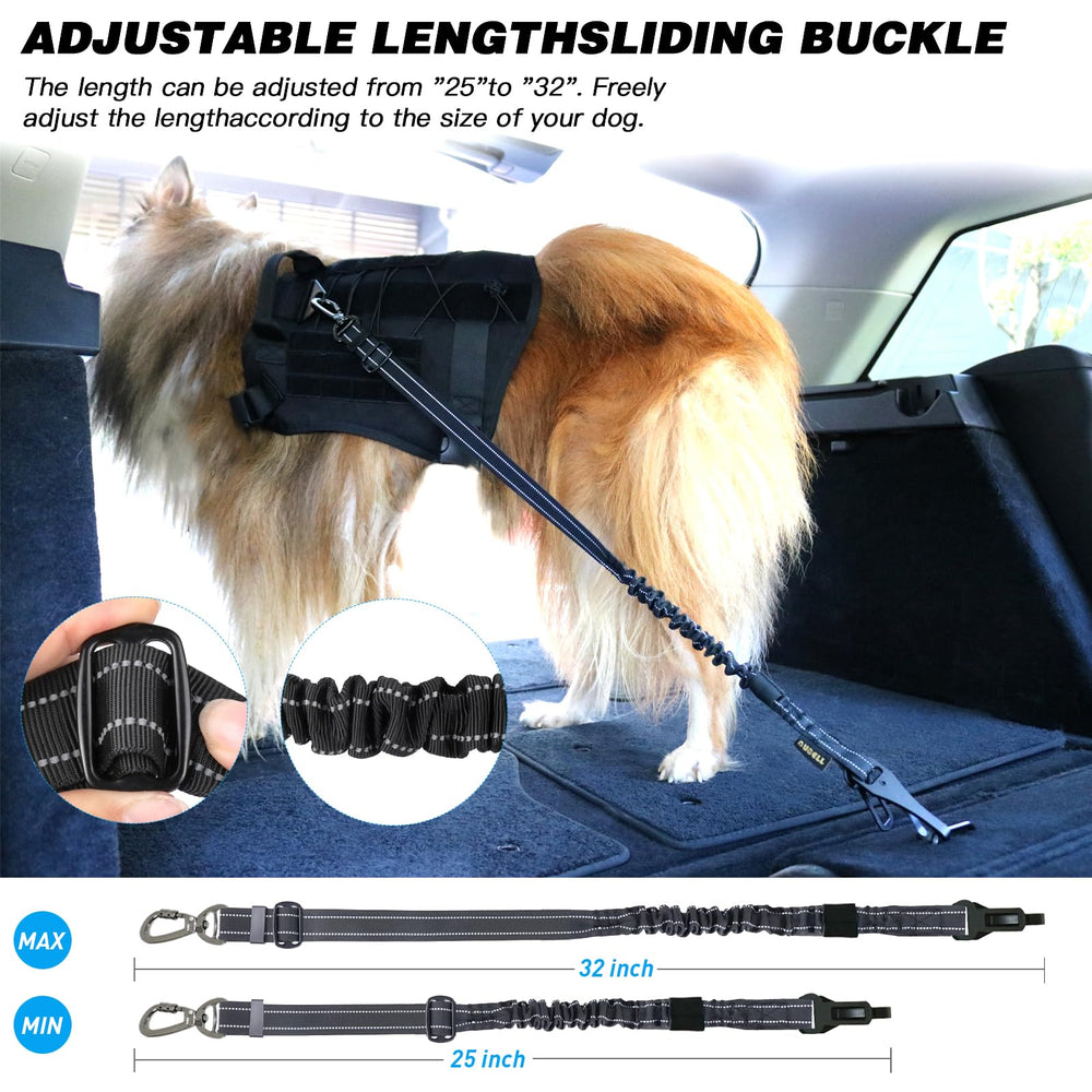 Fixation rapide AUBELL sur voiture et harnais chien