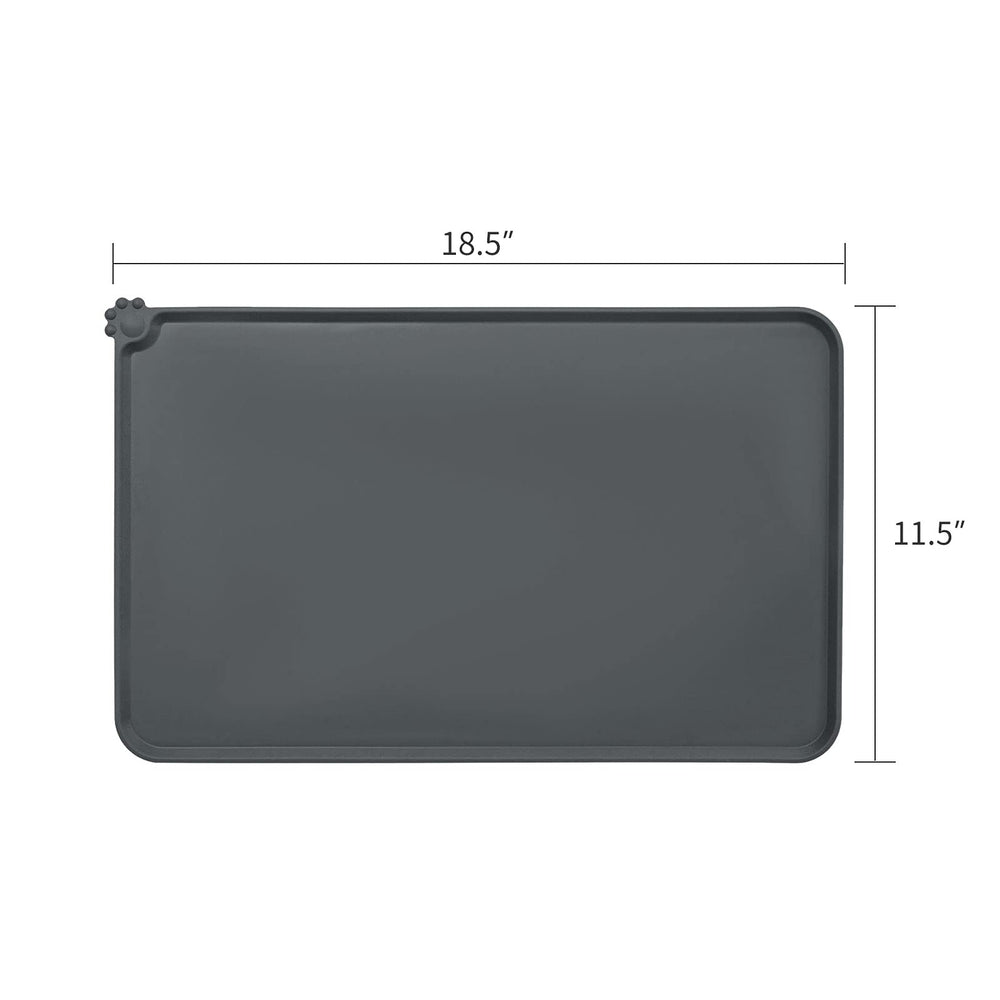 AUDWUD tapis-nettoyage-facile-silicone, surface lisse et rapide à nettoyer