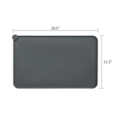 AUDWUD tapis-nettoyage-facile-silicone, surface lisse et rapide à nettoyer