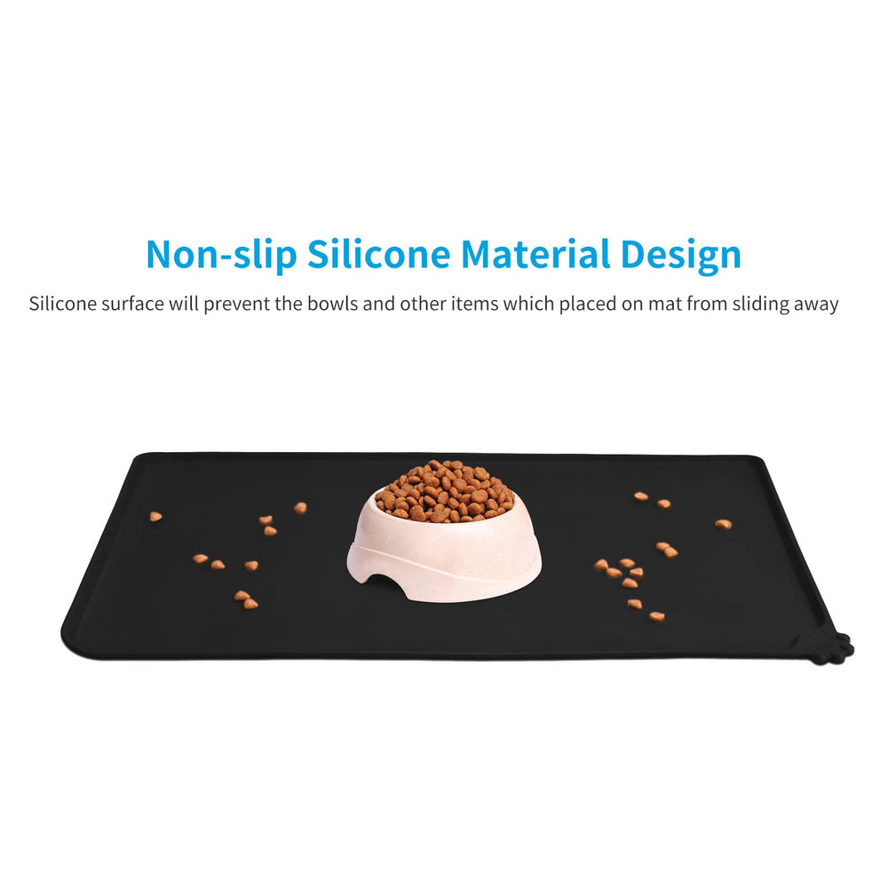 AUDWUD tapis nutrition retenue d’eau et nourriture, nettoyage facile