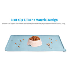 AUDWUD tapis silicone avec bord élevé évitant les éclaboussures.