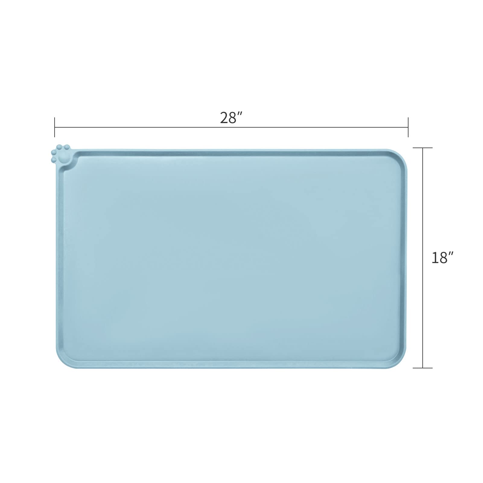 AUDWUD tapis silicone facile à nettoyer, compatible lave-vaisselle.