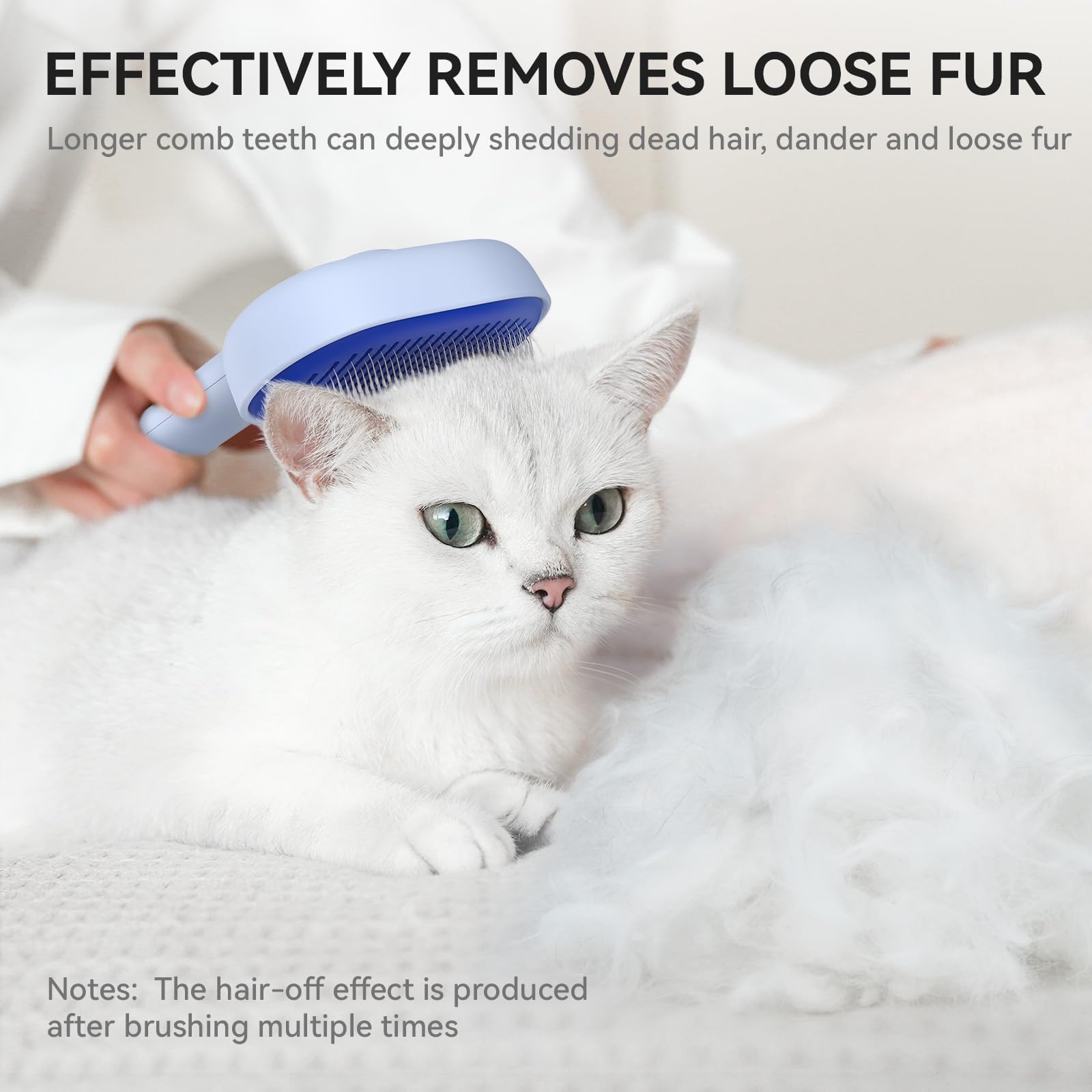 Aumuca boucle silicone au fond, facile à suspendre après le toilettage.