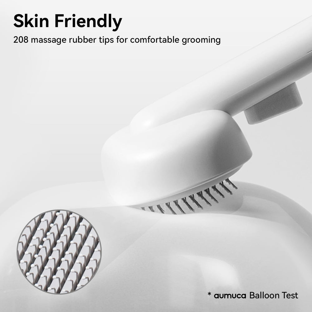 Aciers inox Aumuca renforcés pour une brosse durable et fiable.