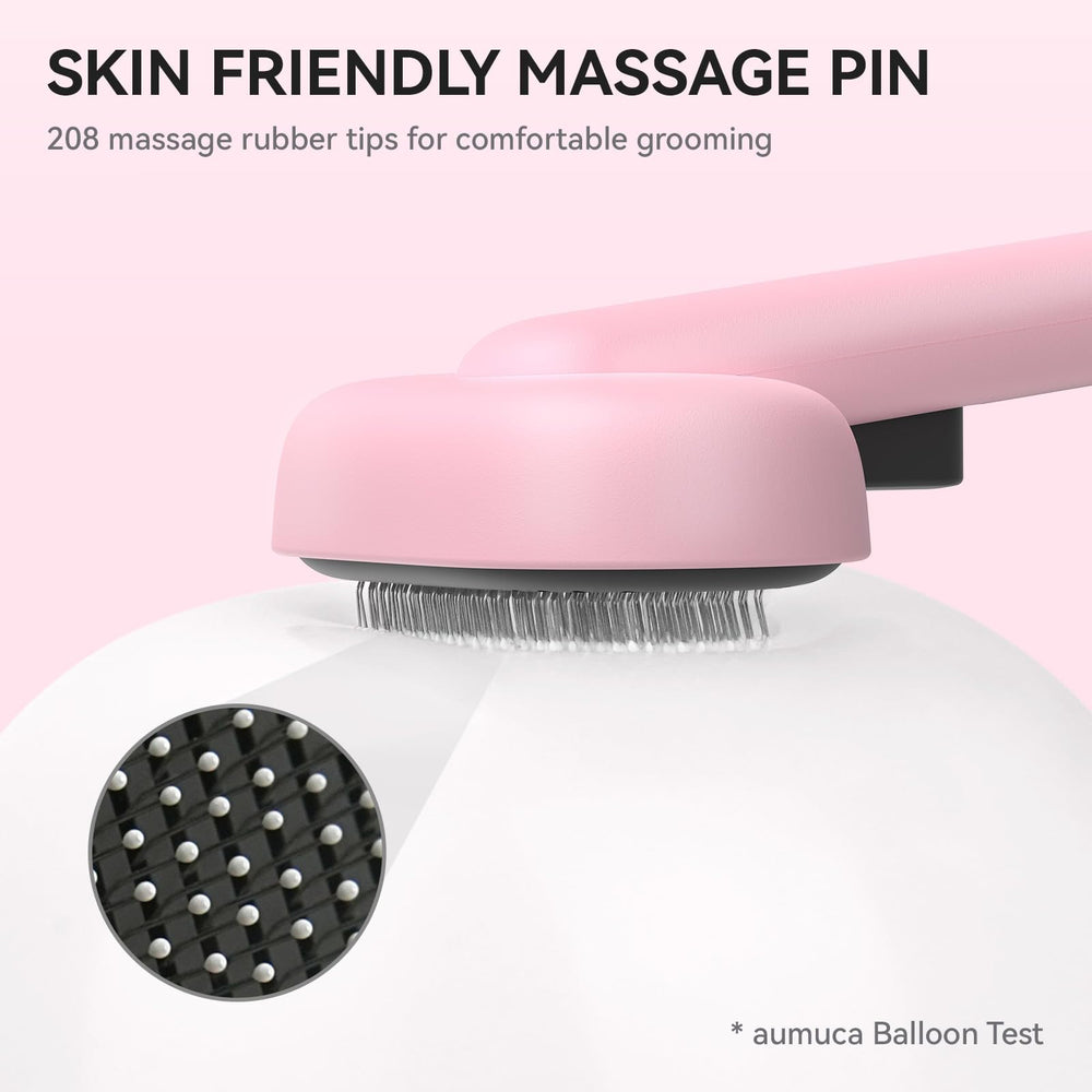 Brosse Aumuca pour poils moyens et longs, démêlage efficace