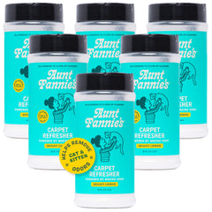 Aunt Fannie's rafraichisseur-tapis-chat odeur citron, neutralise les odeurs et laisse un parfum frais.