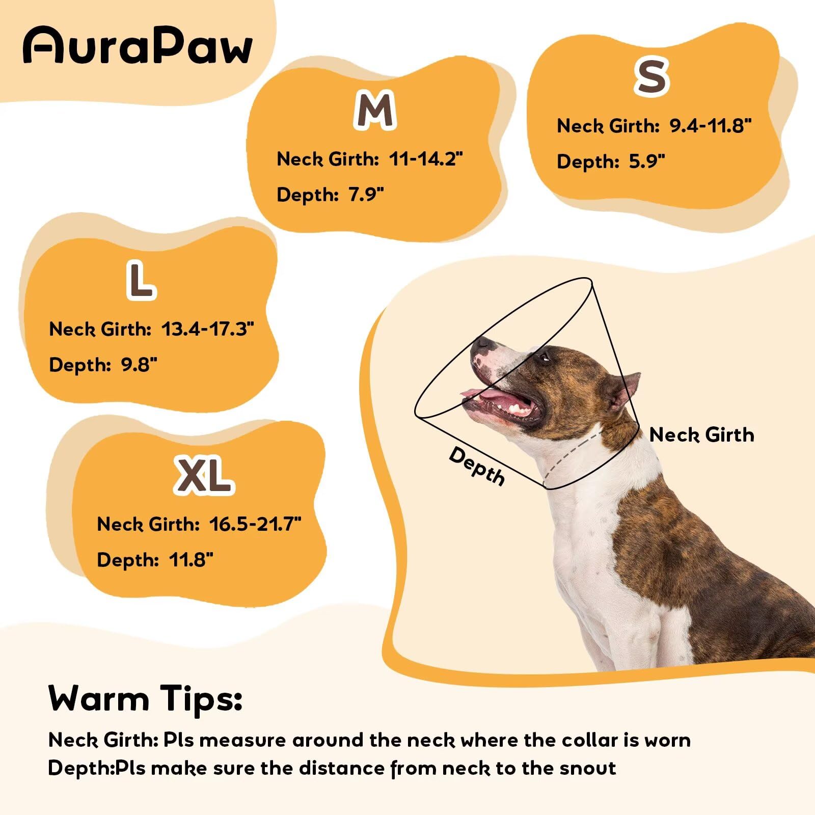 AuraPaw Cône Chien Pliable — permet manger sans retirer le cône.