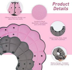 AuraPaw cone doux pour chiens, agréable au toucher et hypoallergénique.
