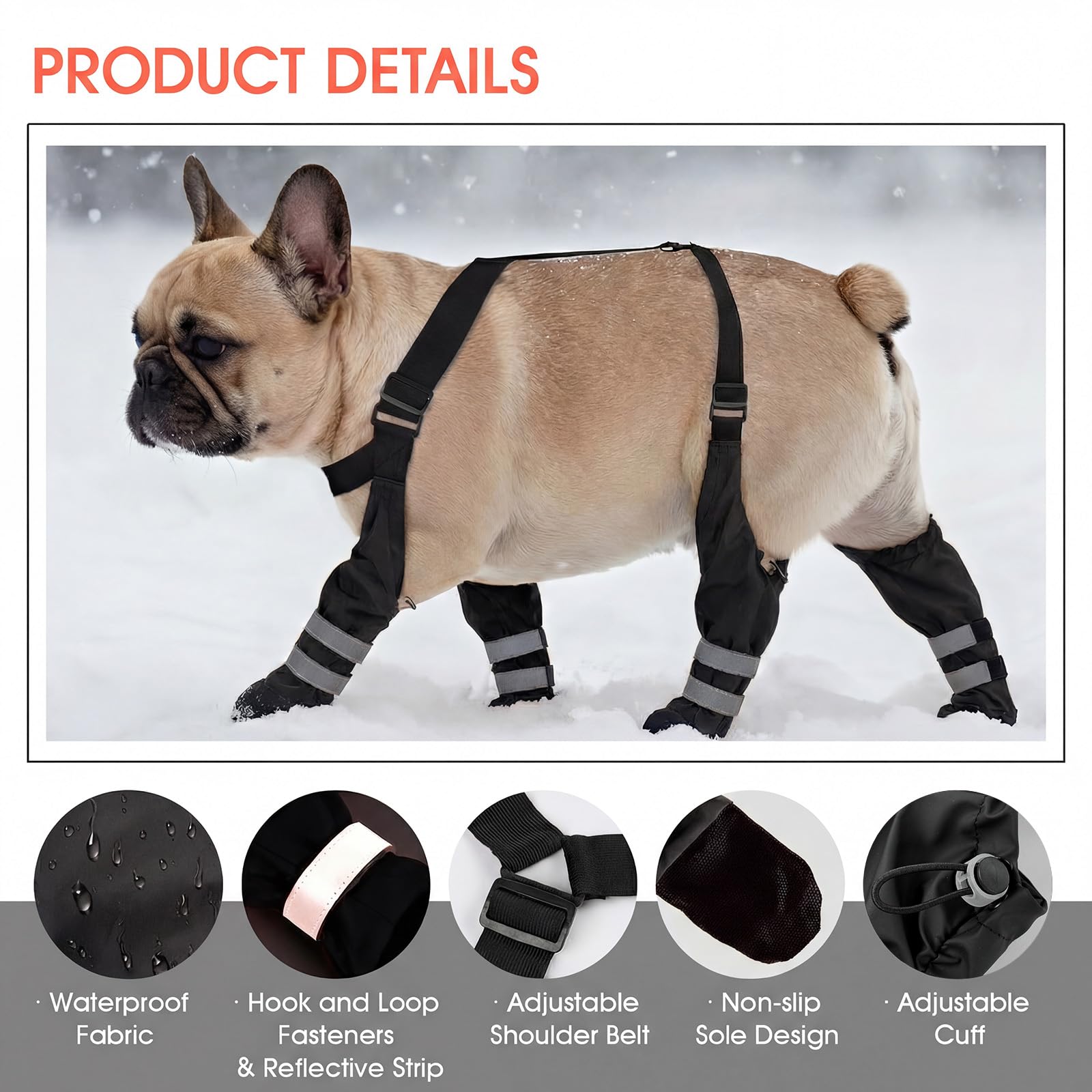 AuraPaw-guide-tailles-xs aide a choisir des bottes adaptees pour les petits chiens