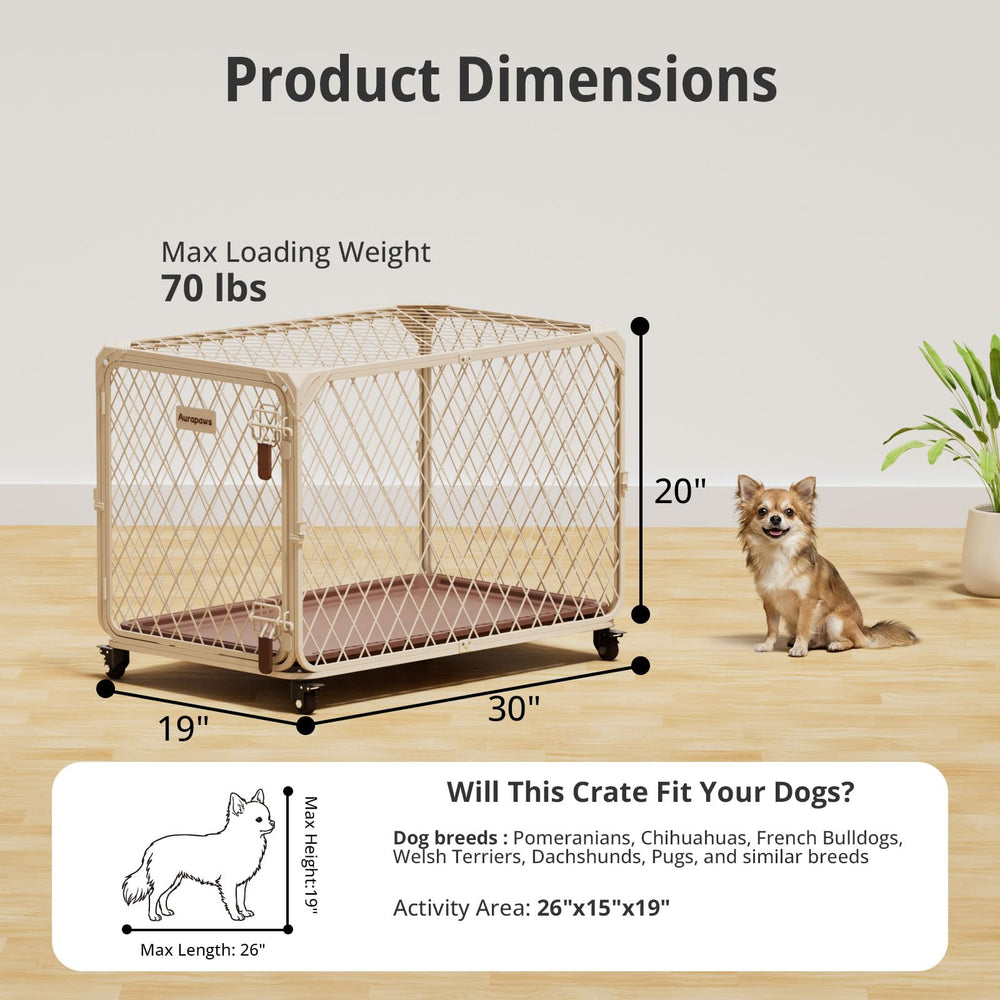 Aurapaws cage pour chien montage sans outils rapide et simple.