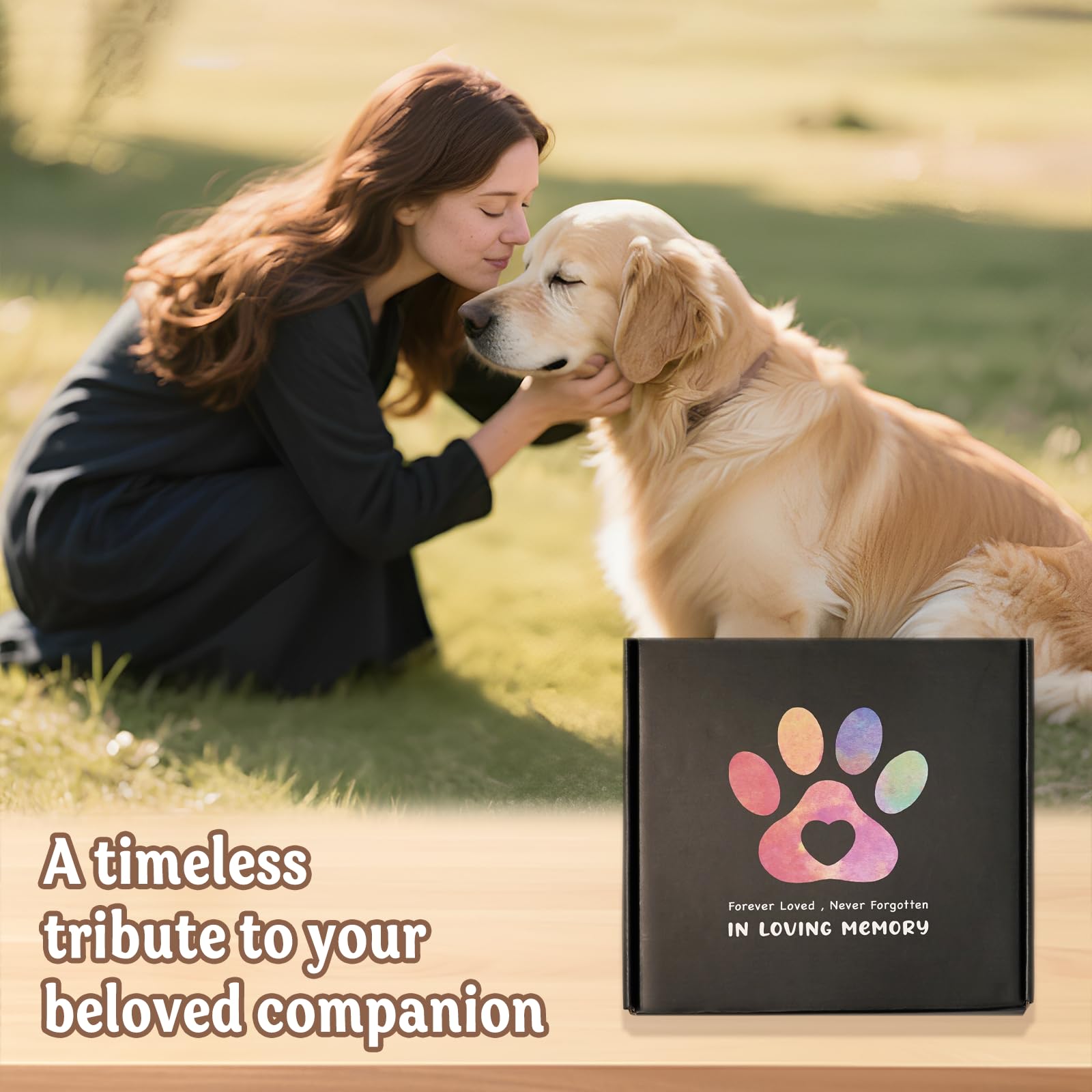 Support de table de chevet Aurlova, pour un souvenir accessible et apaisant.