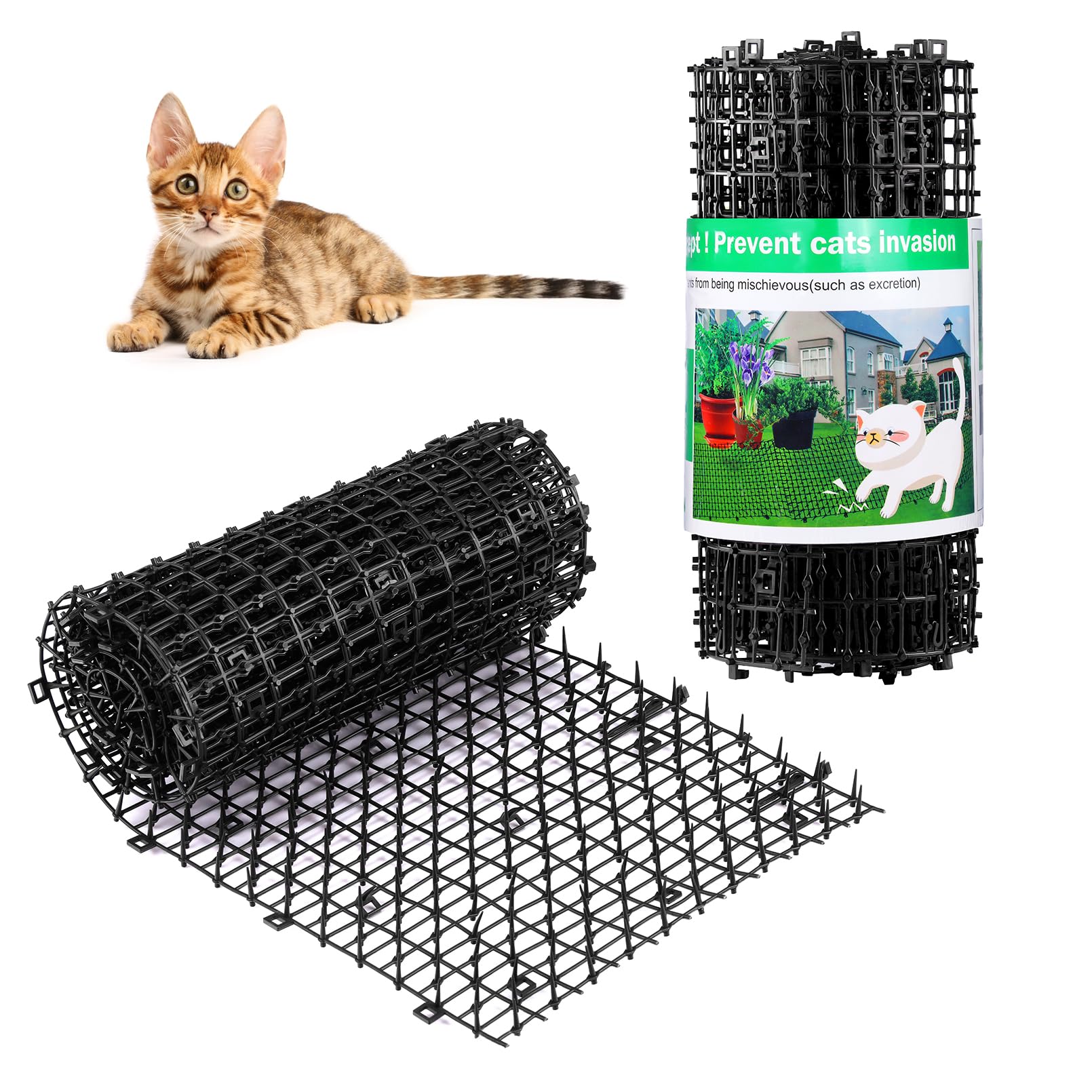 Aurnoet tapis dissuasion chat piques 200x30 cm protège meubles.
