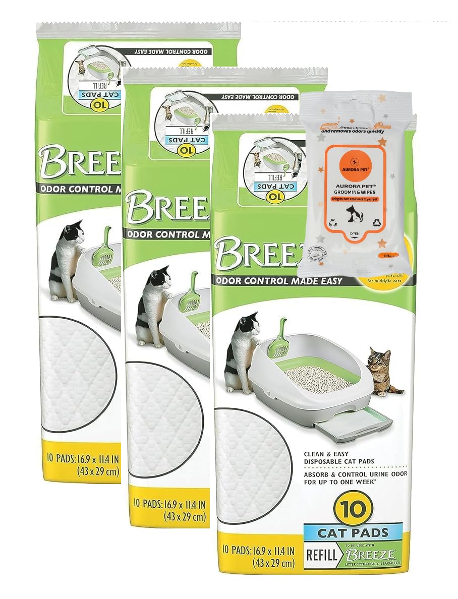 Aurora Pet Cat Breeze Tapis Litière Recharge 1: absorption efficace et installation facile.