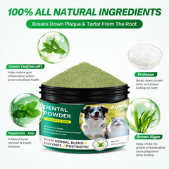 AUROS Poudre Dentaire – ingrédients naturels pour une bouche plus fraîche.