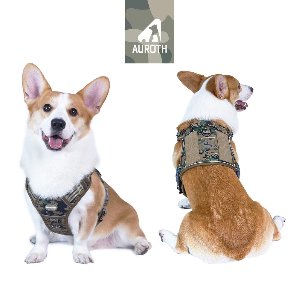AUROTH harnais tactique chien avant clip, contrôle sans traction en promenade