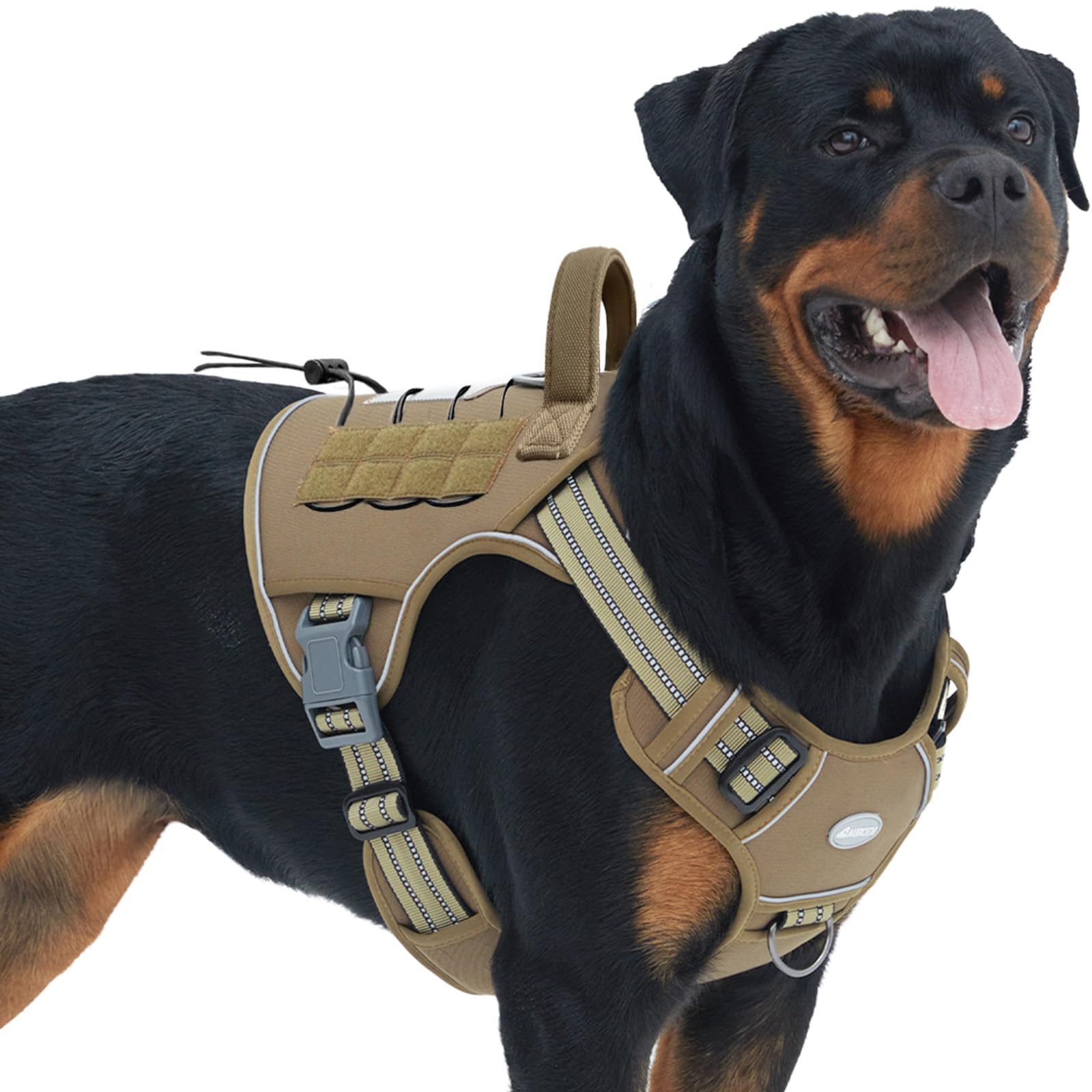 AUROTH Harnais tactique pour chien grande taille, vue générale, confort et sécurité.