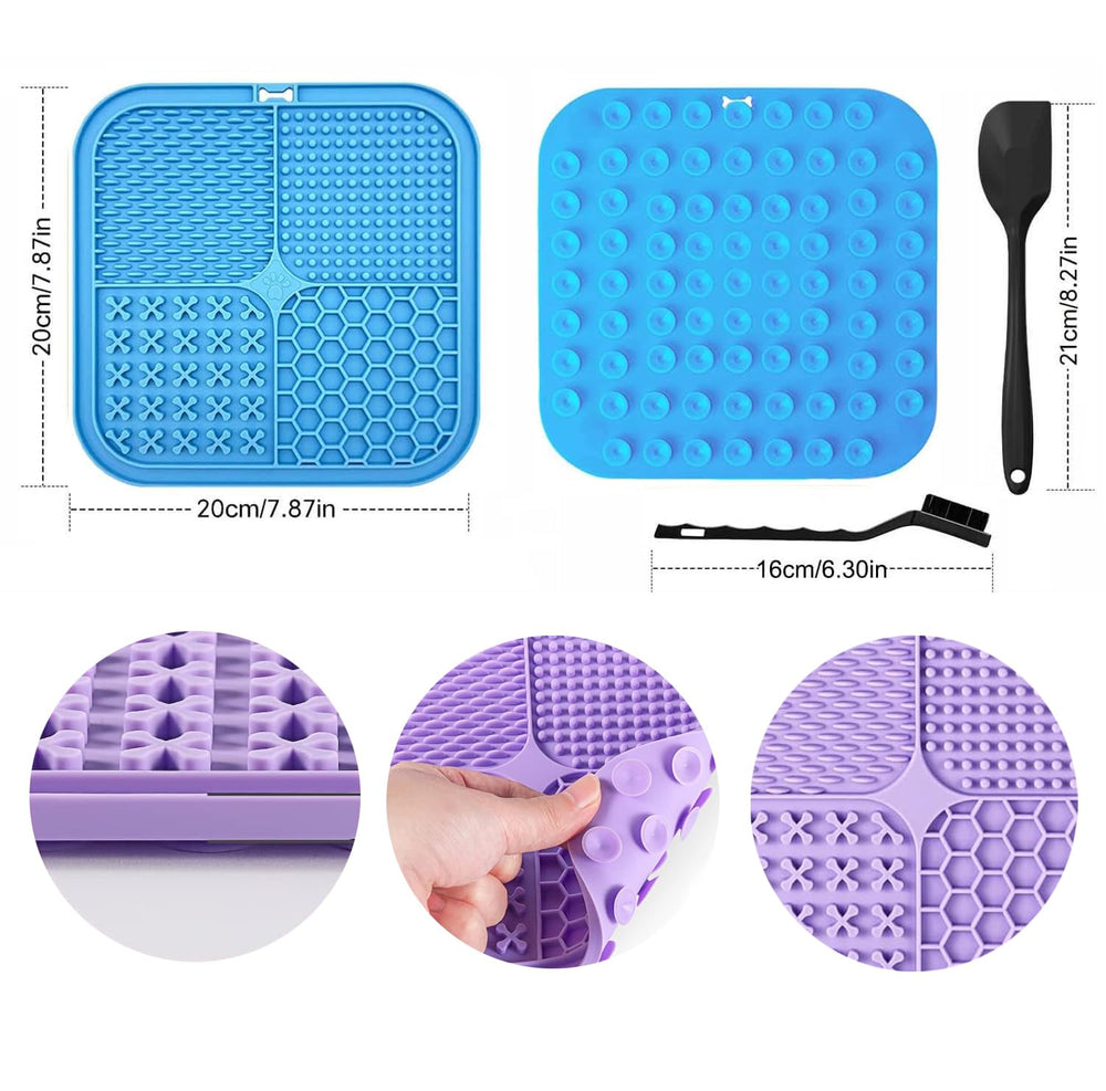 AUSINCERE Tapis de lechage — quatre textures pour varier les aliments