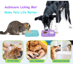 AUSINCERE Tapis de lechage en silicone sans BPA, durable et sûr