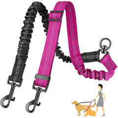 AUTOWT — laisse pour deux chiens, ensemble, contrôle facilité lors des promenades.