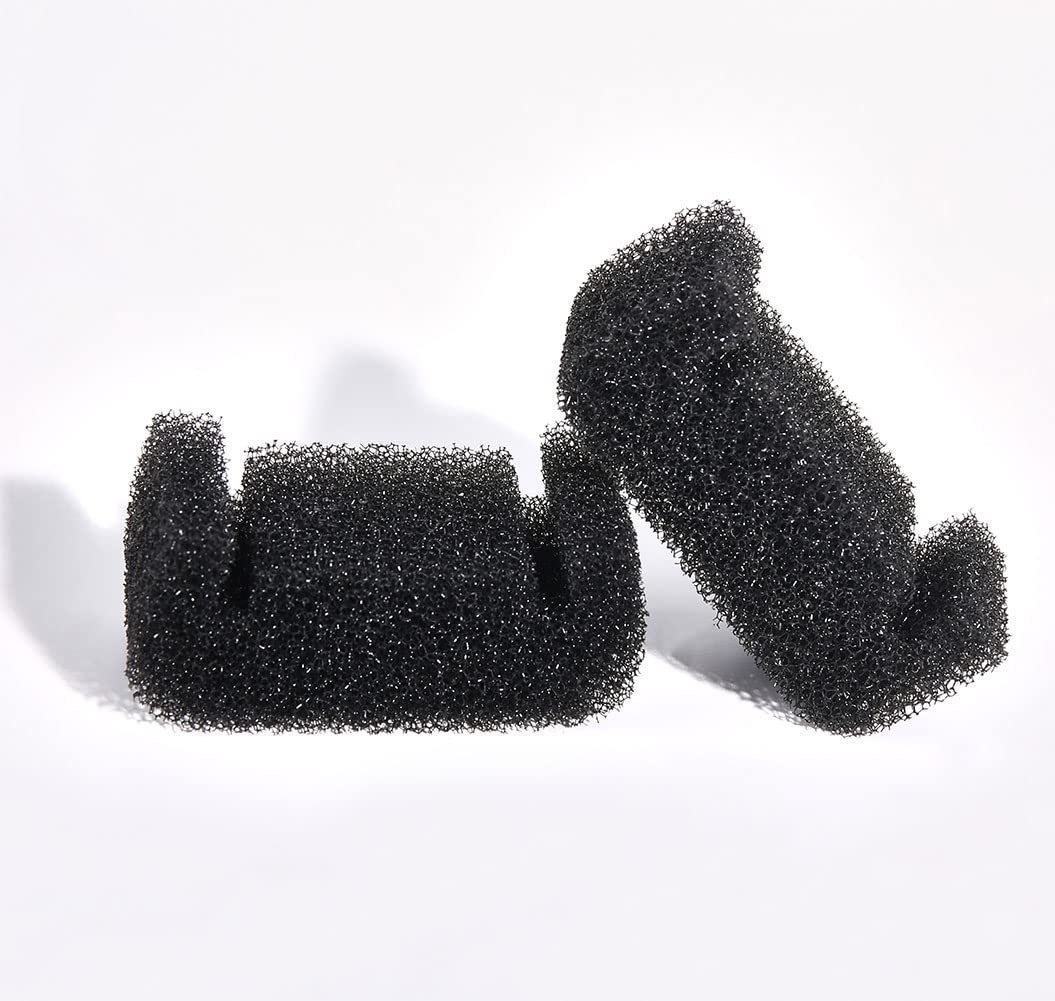 Éponges AUTSEEYS pré-filtre fontaine chat inox, prévention des dépôts et filtration efficace.