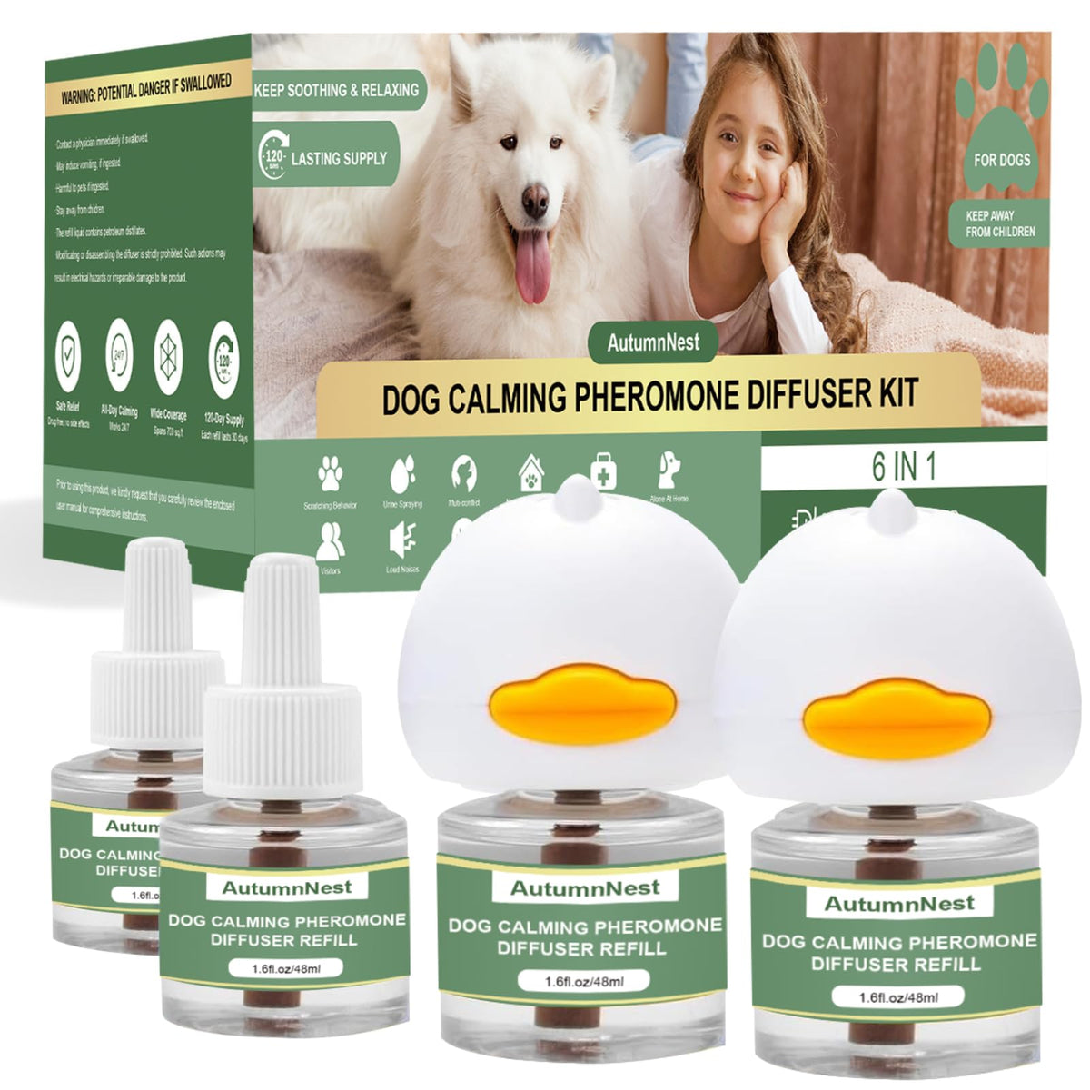 AutumnNest diffuseur-pheromone-chien-prise ambiance apaisante dans la pièce