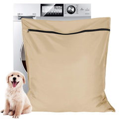 Sac AUXSOUL 65x70 cm beige pour animaux, protège vêtements et limite les poils.