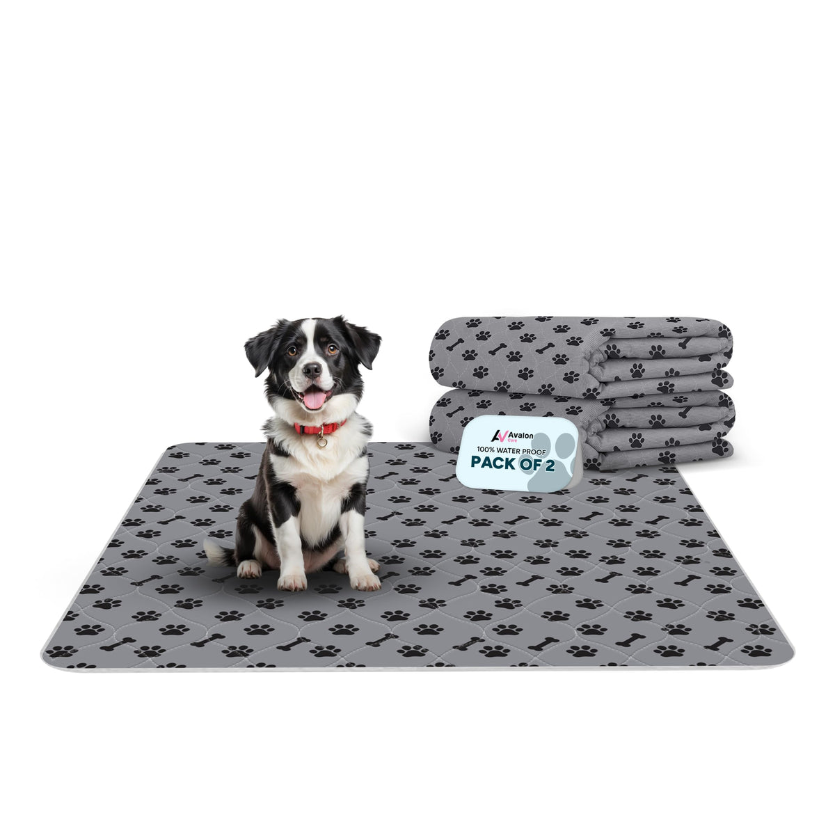 Avalon Care Tapis lavable 18x24: protège les sols et facilite le nettoyage.
