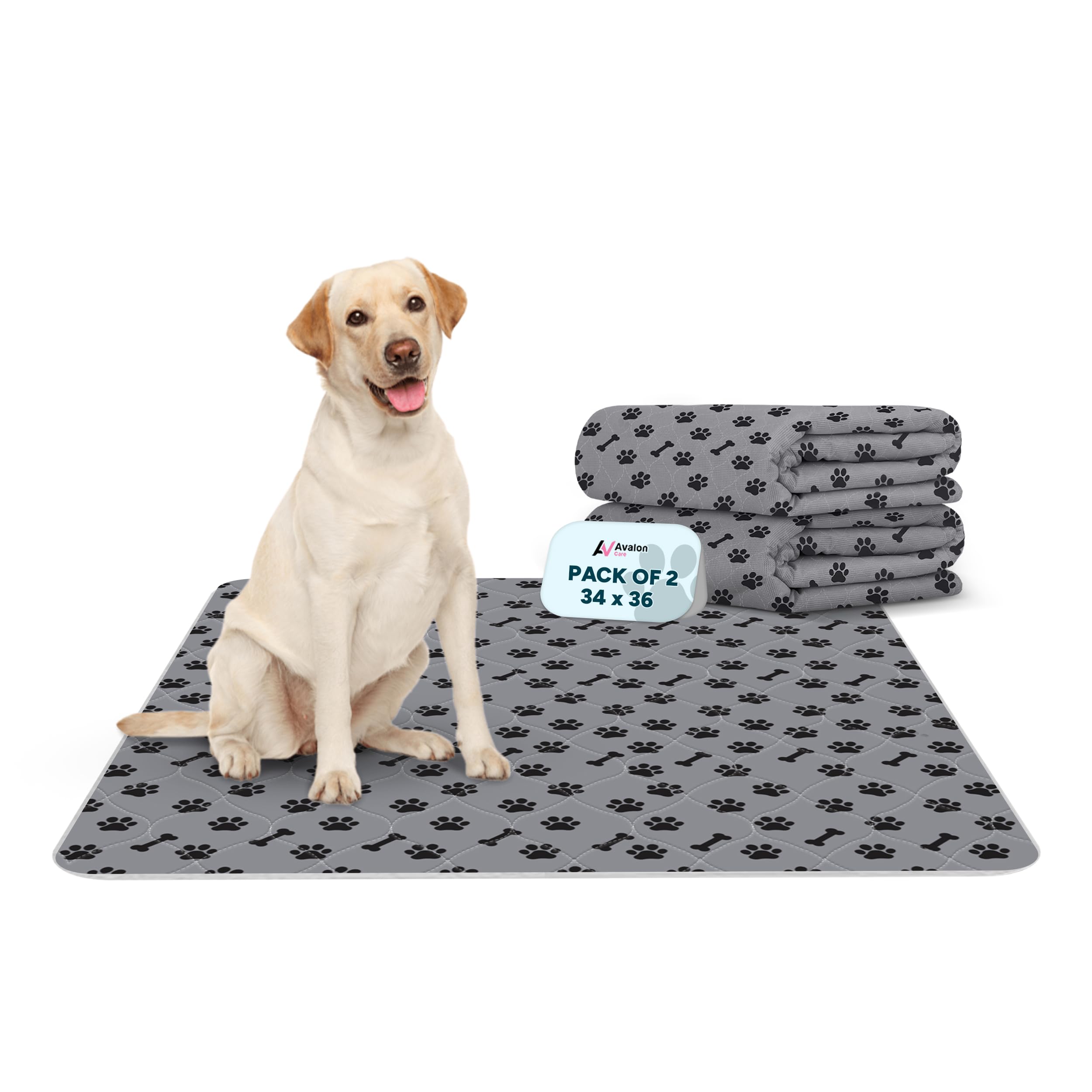 Tapis-pipi Avalon Care 34x36: absorbant et propre pour la nuit.