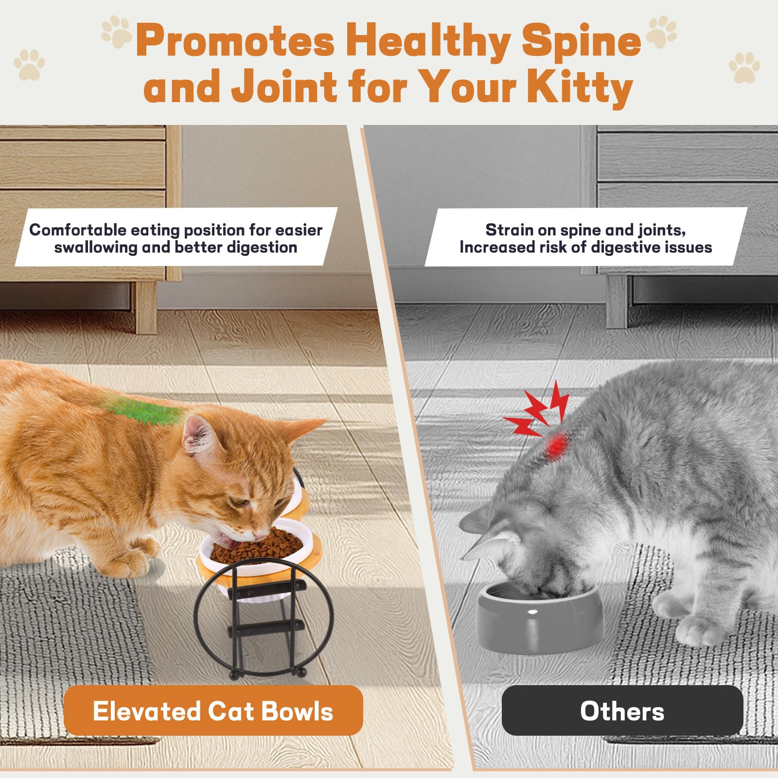 Bol chat hauteur ajustable Avestrel pour s'adapter à tous les âges.