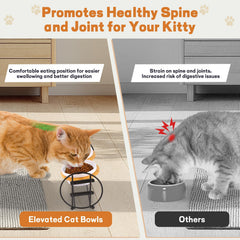 Bol chat hauteur ajustable Avestrel pour s'adapter à tous les âges.
