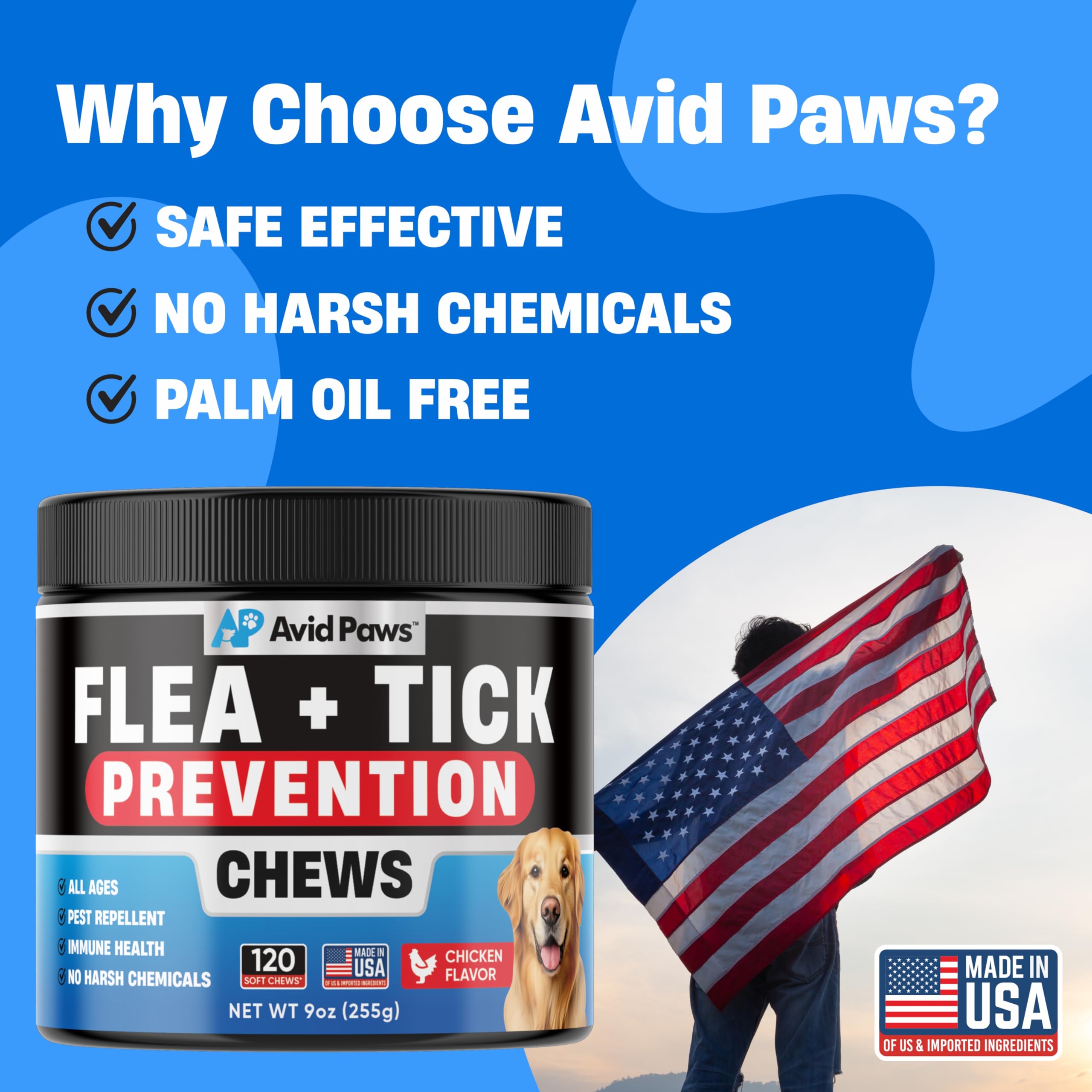 Avid Paws Chien Mange Tablette Poulet; expérience simple et agréable.