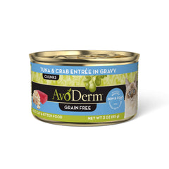 AvoDerm thon et crabe – entrée en sauce, conserve 3oz, pratique et savoureuse