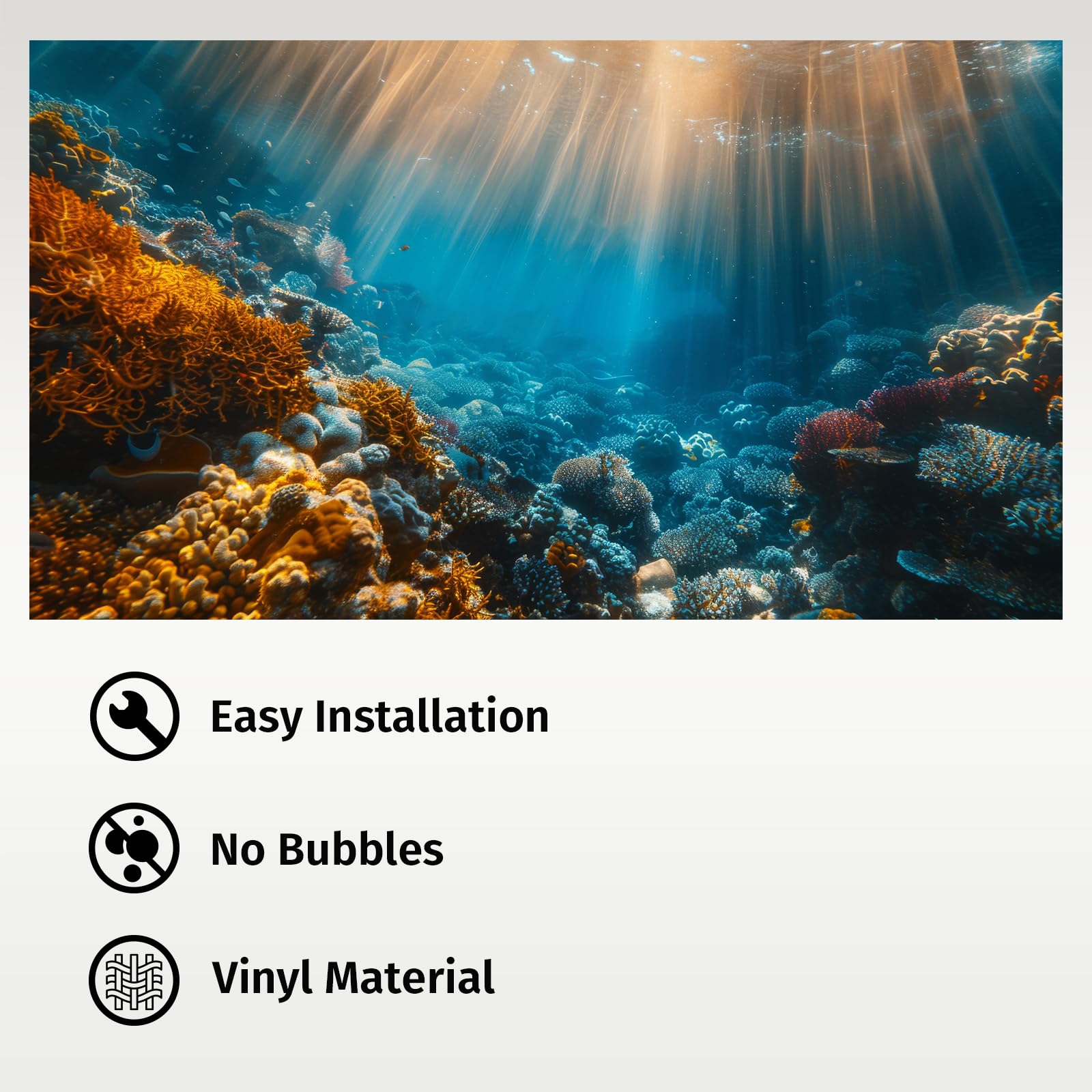 Arrière-plan Avolander disponible en tailles multiples pour tout aquarium.