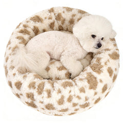 Avont Donut Lit Chien avec housse amovible pour nettoyage rapide.