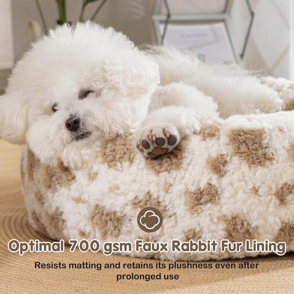 Avont Donut Lit Chien: housse lavable pour hygiène quotidienne.