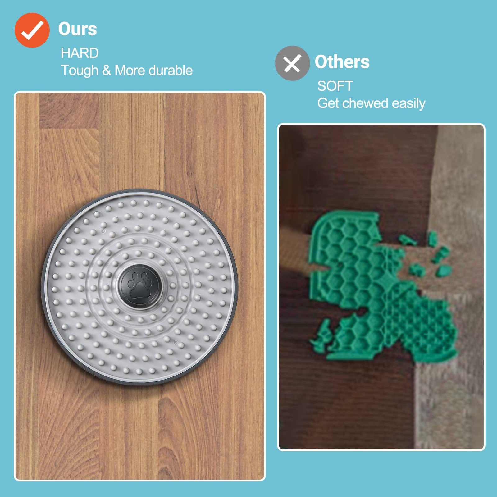 Avont tapis de léchage, diamètre environ 15,5 cm pour une surface adaptée