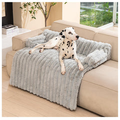 Avont tapis-lit chien doux en fausse fourrure pour repos apaisant