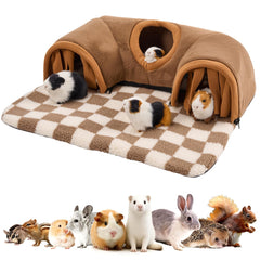 Cachette-tunnel Avont pour cochon-d-inde grande taille, acces facile et confort.