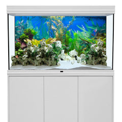 AWERT fond d'aquarium lac paysage pour une ambiance calme et naturelle.