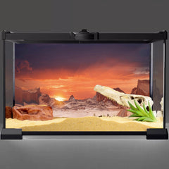AWERT fond-aquarium-terarium-orange-brillant, couleur vive pour un habitat réaliste.
