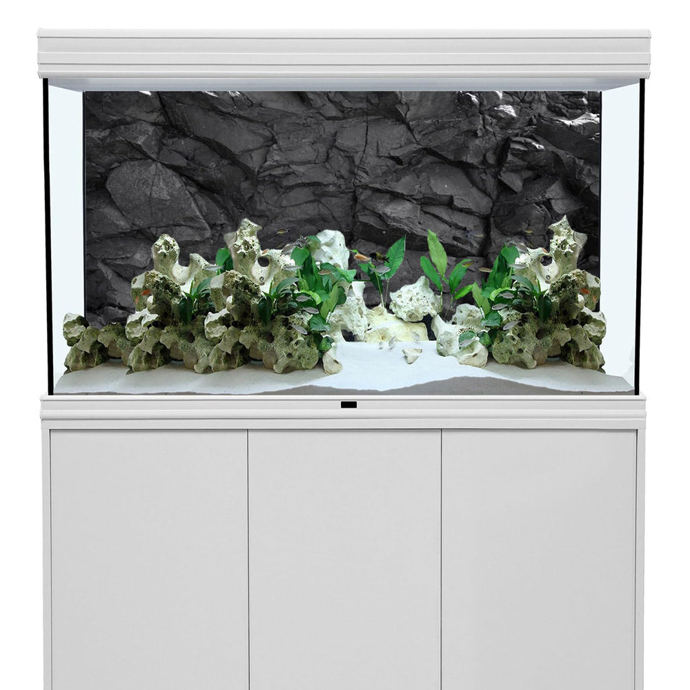 AWERT fond roches noires, texture dense améliore l’esthétique du terrarium