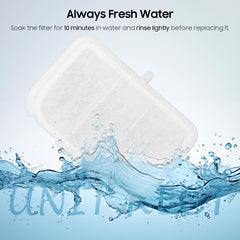 AWoHH brosse de nettoyage incluse pour fontaine chat AWoHH