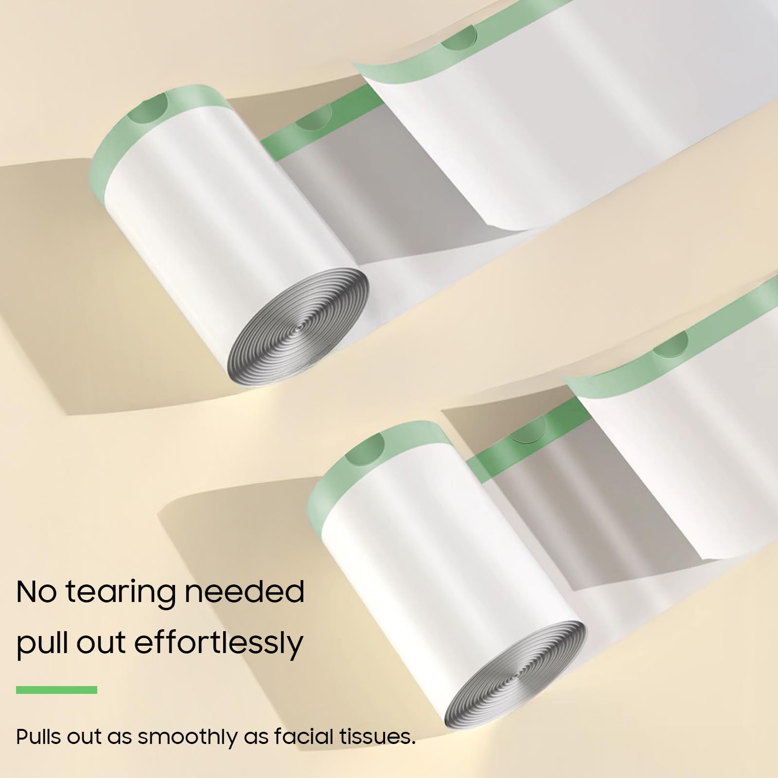 AWoHH liner fermeture double: pratique et sans contact lors du remplacement.