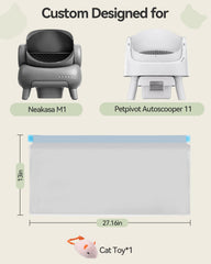 AWoHH sac litière 27x13 compatible Neakasa M1 et Autoscooper.