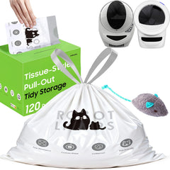 AWoHH sac-litière robot 5/4/3 – ouverture pratique pour remplissage