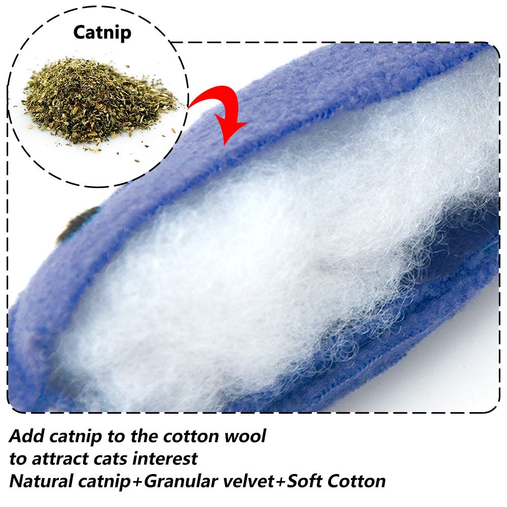 AWOOF catnip: jouet cactus pour variété visuelle et jeu exploratoire.