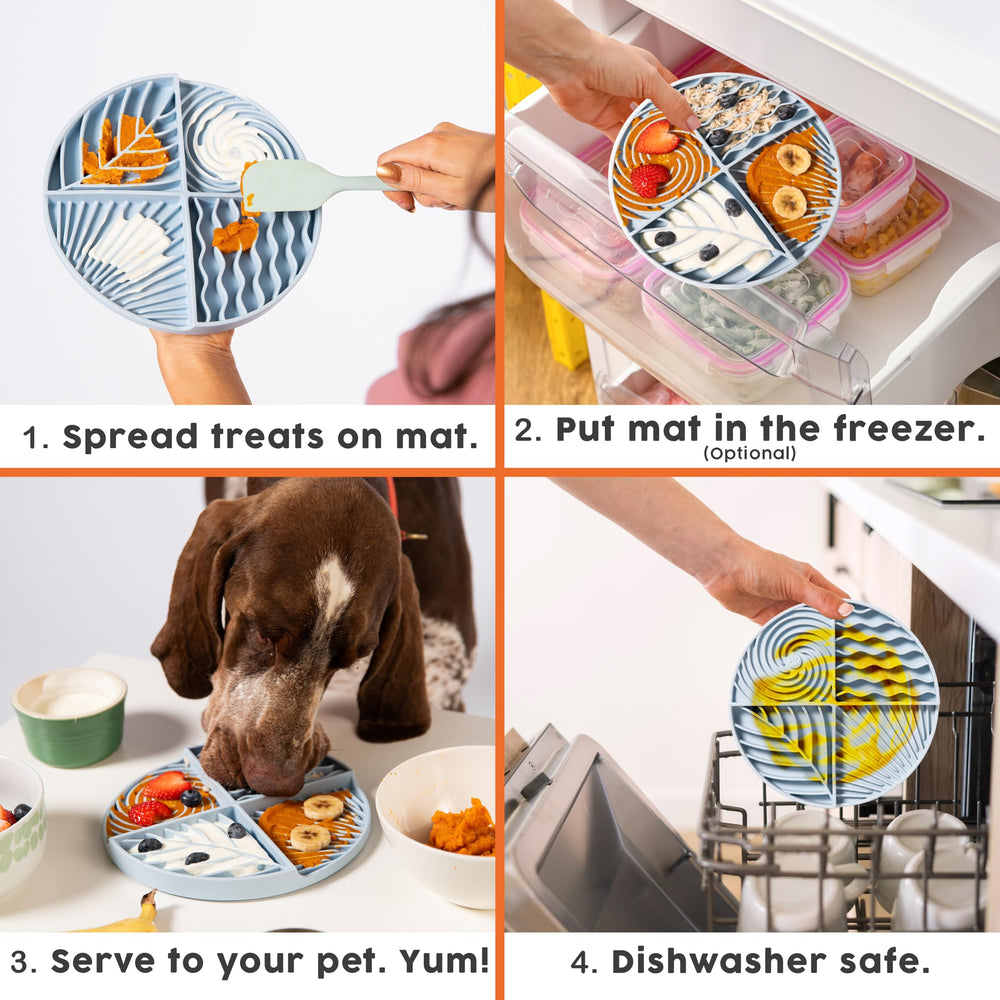 Awoo Paradis peut aider à réduire l’anxiete lors du toilettage et soins.