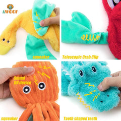 AWOOF 5 pack jouet canard sans rembourrage, léger et interactif